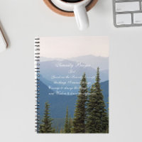 Serenity Prayer Misty Mountains Landscape