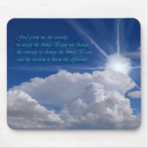 Serenity prayer mousepad1nf mouse pad