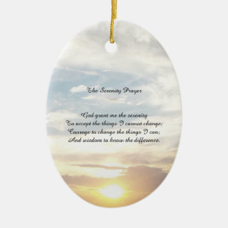 serenity prayer ornament