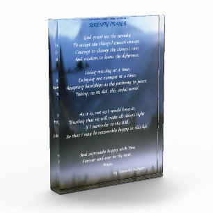 Serenity Prayer Photo Block
