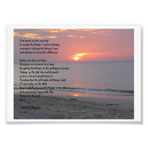 Serenity Prayer Photo Print
