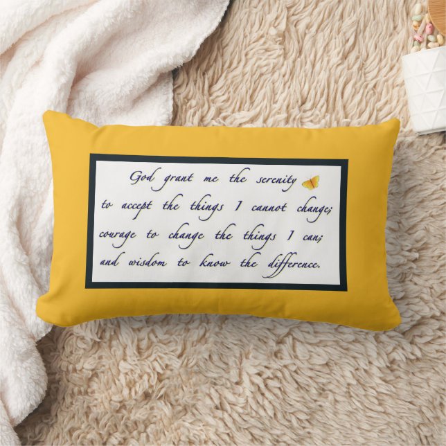 Serenity prayer Pillow (Blanket)