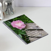 Serenity Prayer Pink Peony Bloom Floral
