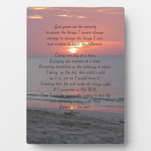 Serenity Prayer Plaque