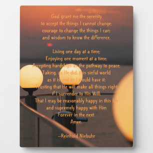 Serenity Prayer Plaque