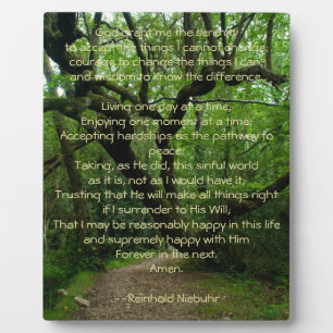 Serenity Prayer Plaque