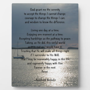 Serenity Prayer Plaque