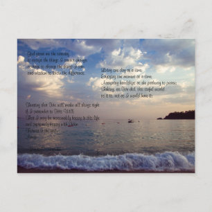 Serenity Prayer Postcard