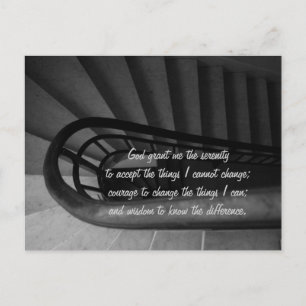 Serenity Prayer Postcard
