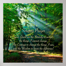 Serenity Prayer.