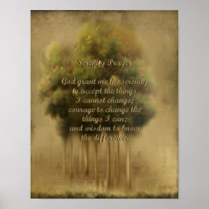 Serenity Prayer Poster