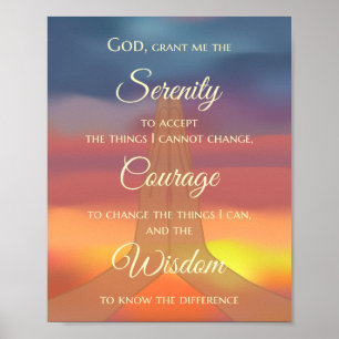Serenity Prayer Print - Sunrise