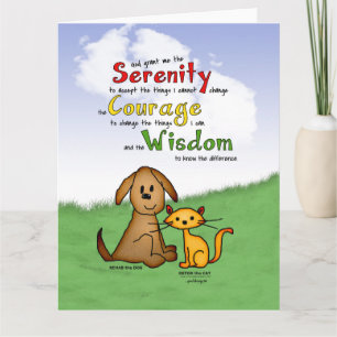 Serenity Prayer: Rehab & Detox, Strength/Recovery Card