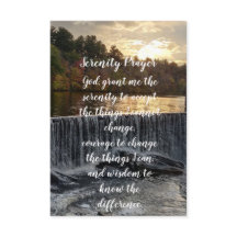 Serenity prayer RI FALLS  Ponaganset 