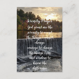 Serenity prayer RI FALLS Ponaganset Enclosure Card