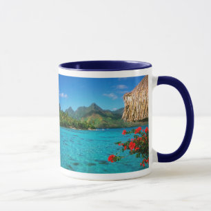 Serenity Prayer & Scenic Bora Bora  Mug