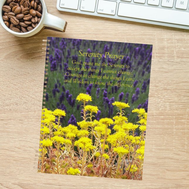 Serenity Prayer Summer Garden Floral Planner (In Situ)