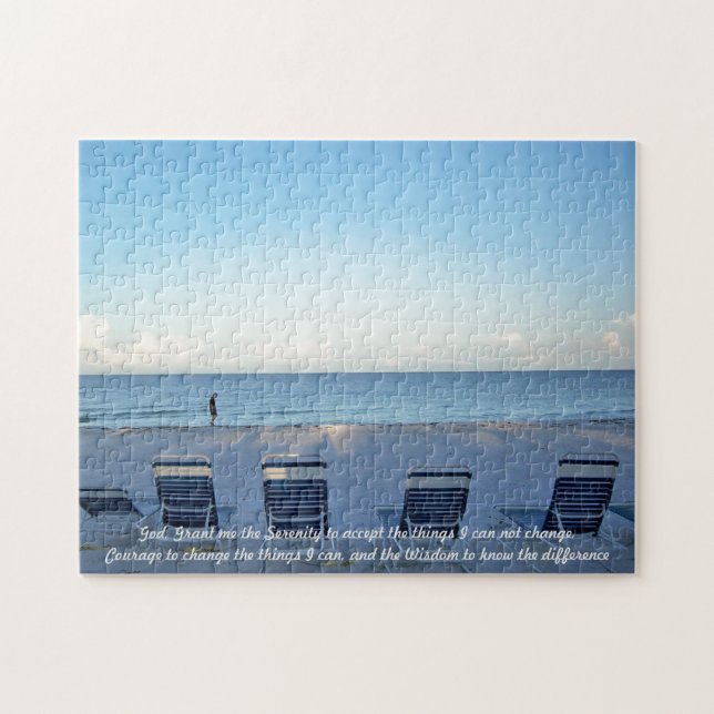 Serenity Prayer - Sunrise Jigsaw Puzzle (Horizontal)