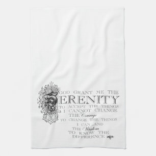 Serenity Prayer Tea Towel