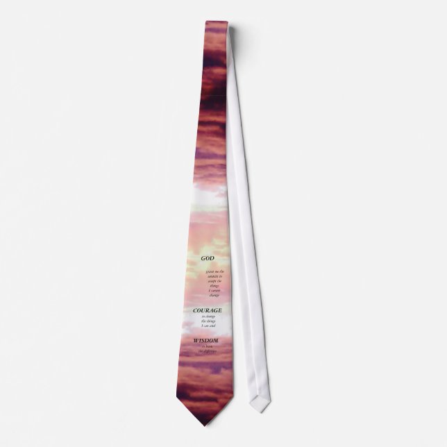 Serenity Prayer Tie (Front)