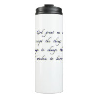 Serenity prayer travel Mug