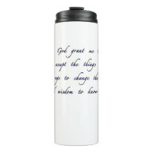 Serenity prayer travel Mug