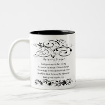 Serenity Prayer White