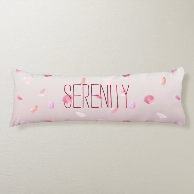 Serenity Romantic Rose Petals Body Cushion (Front)
