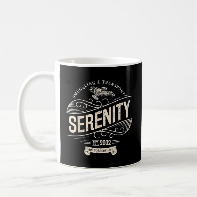 Serenity Sgling And Transport Firefly Coffee Mug (Left)