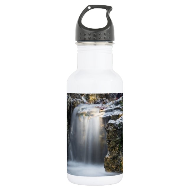 Serenity Spa Falls Stainless Steel Water Bottle (Front)