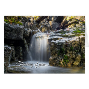 Serenity Spa Falls Thinking of you Card