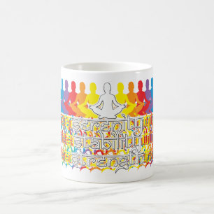 Serenity Stability Strength Rainbow Intentions Coffee Mug