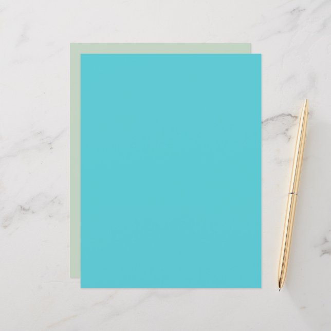 Serenity Sunset On Sea Dot Mandala Scrapbook Paper (Front/Back In Situ)