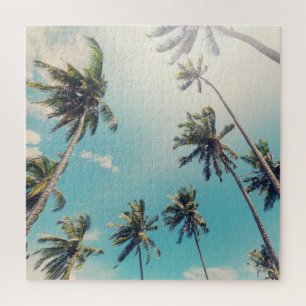 Serenity Tropical Beach Landscape Jigsaw Puzzle
