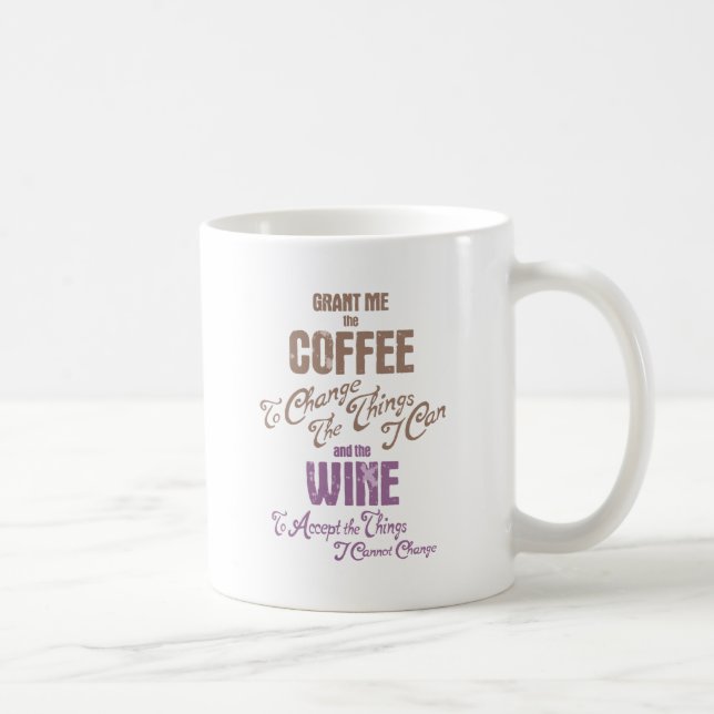 Serenity Wine III Coffee Mug (Right)
