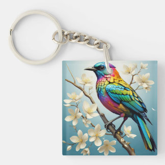 " SERENITY'S PERCH " KEY RING
