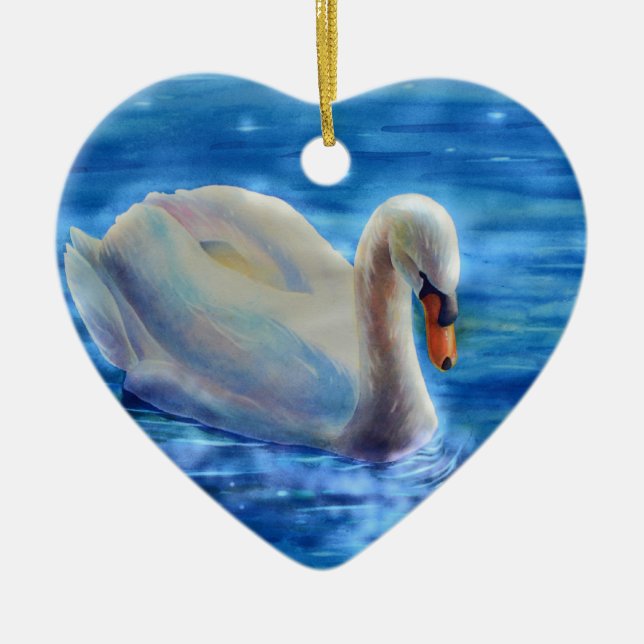 Serentity Ceramic Tree Decoration (Front)