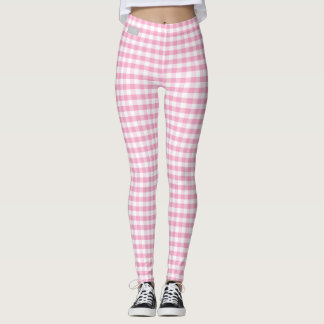 SERESHKI COLLECTION Pink Gingham Leggings