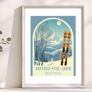 Serfaus‑Fiss‑Ladis Austria ski vacation Poster