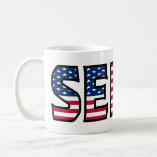 Serge Name Vorname USA styled Tasse Kaffeetasse Coffee Mug