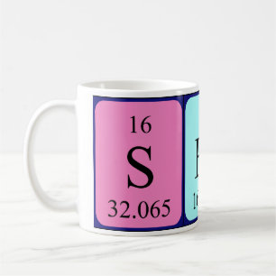 Serge periodic table name mug
