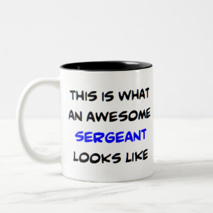 sergeant4, awesome Two-Tone coffee mug
