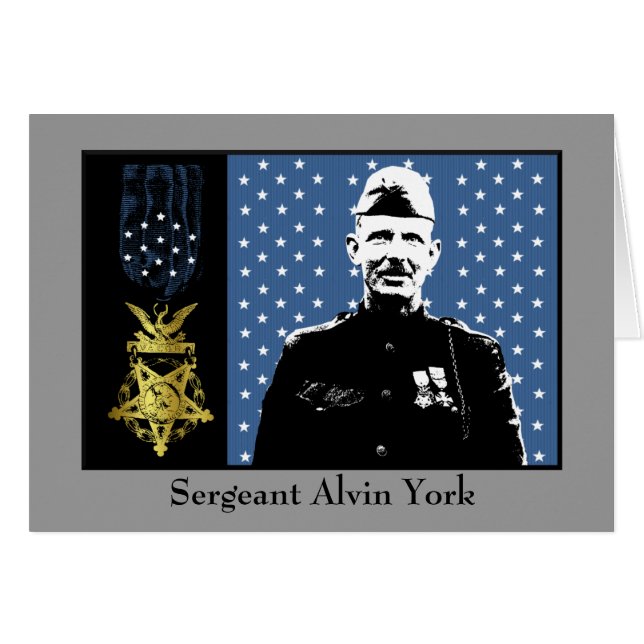 Sergeant Alvin York - Medal of Honour Winner (Front Horizontal)