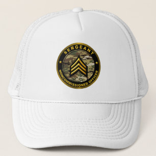Sergeant Army Noncommissioned Officer Trucker Hat
