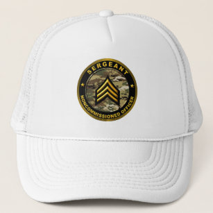 Sergeant Army Noncommissioned Officer Trucker Hat
