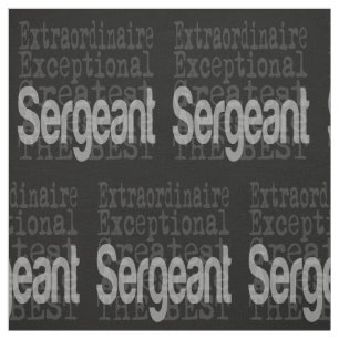 Sergeant Extraordinaire Fabric