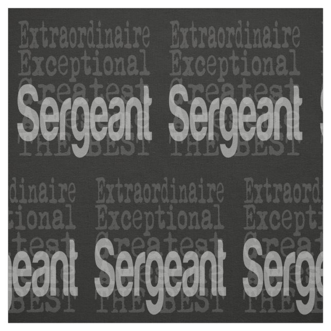 Sergeant Extraordinaire Fabric (Swatch)