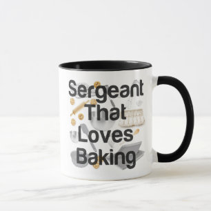 Sergeant Loves Baking Mug
