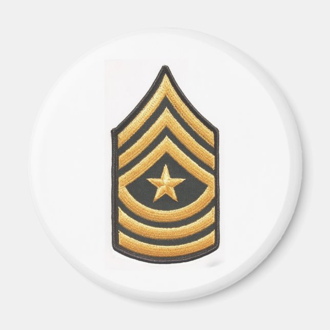 SERGEANT MAJOR E-9 MAGNET (Front)