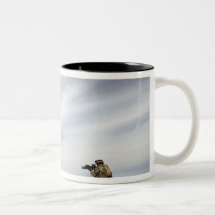 Sergeant provides security Two-Tone coffee mug